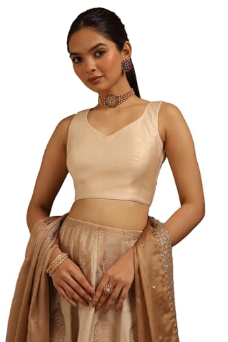 Soch Women Viscose Solid Padded Blouse