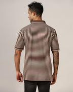 Leriya Fashion Mens Regular Fit T-Shirt (LF-MT-1049_Brown