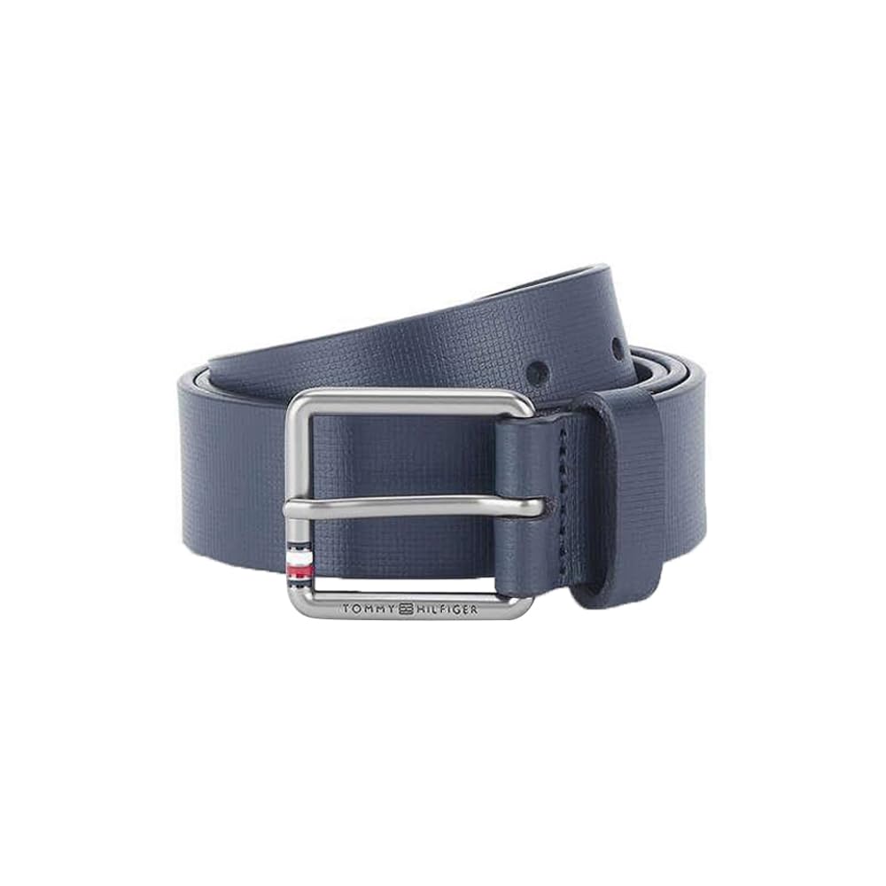 Tommy Hilfiger Horsens Leather Casual Belt For Men  Xl 1.10M, Navy 44