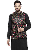 Jompers Mens Printed Waistcoats Nehru Jeckets