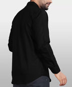 CB-COLEBROOK Mens Regular Fit Solid Soft Touch Cotton Casual Shirt with Pocket Design with Spread Collar & Full Sleeves (Availa