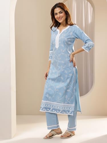 Libas WomenS Cotton Blend Kurta Set (99346R