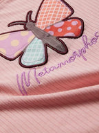 The Souled Store Metamorphosis Young Girls Round Neck Multicolor Graphic Printed Cotton T-Shirts
