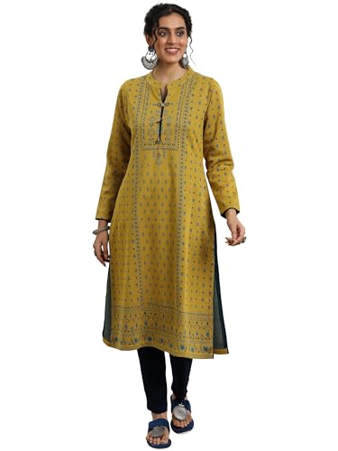Libas Woven Design Wool Straight Kurta For Women (58147Wrm)