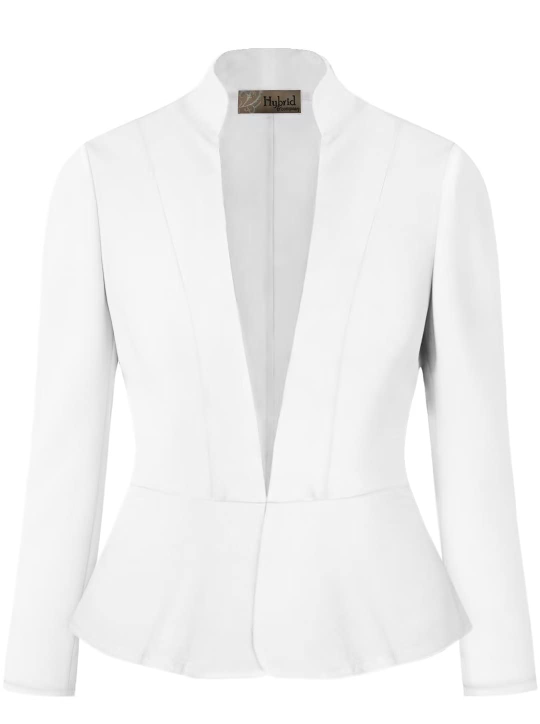 Women Super Comfy Ponte Office Blazer JK1135 1073T White S
