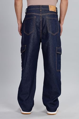 INKD Mens Relaxed Jeans (INKSS25MJN-603_Sapphire Sphere
