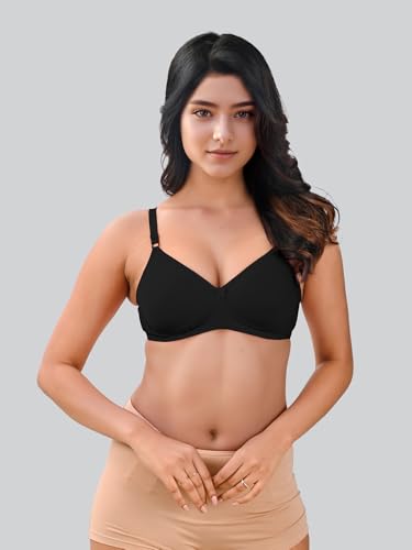 Lux Venus Full Coverage Paded Bra Black