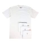Stafford Mens Tall/Extra Tall 100% Heavy Weight Cotton Crew Neck Undershirt, White, Short Sleeve, 4 Pack (Large Tall (LT))
