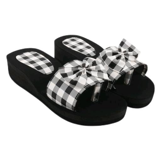 BoomBeauty Stylish flat heel slipper for Women(coveringwhite7) 7