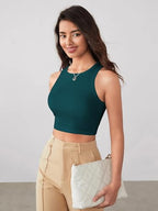Toochki Womens Spandex Regular Fit Stretchable New Tank Top