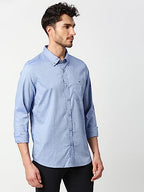 Thomas Scott Solid Color Long Sleeve Regular Fit Casual Shirt for Mens