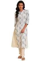 W For Woman Women'S Rayon Regular Kurta (23Few19268-120854_Ecru