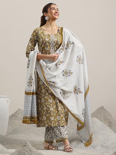 Libas WomenS Cotton Kurta Set (400075O