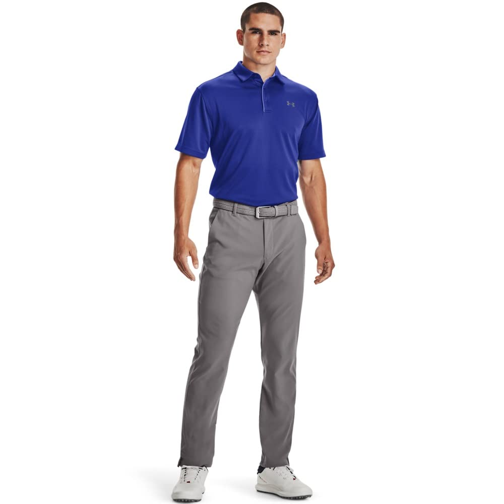 Under Armour Men's Tech Golf Polo , Royal (400)/Graphite, Small