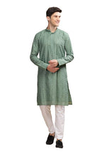 Be Active MenS Traditional Embroidered Lucknowi Design Full Sleeves Kurta || Cotton Kurta For Men || Men Kurta For Wedding || K