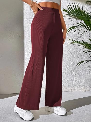 GRECIILOOKS Womens Baggy Fit Trouser