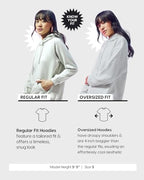 Bewakoof Heavy Duty 1.0 Womens Solid Oversized Fit Full Sleeve Fleece Hoodies