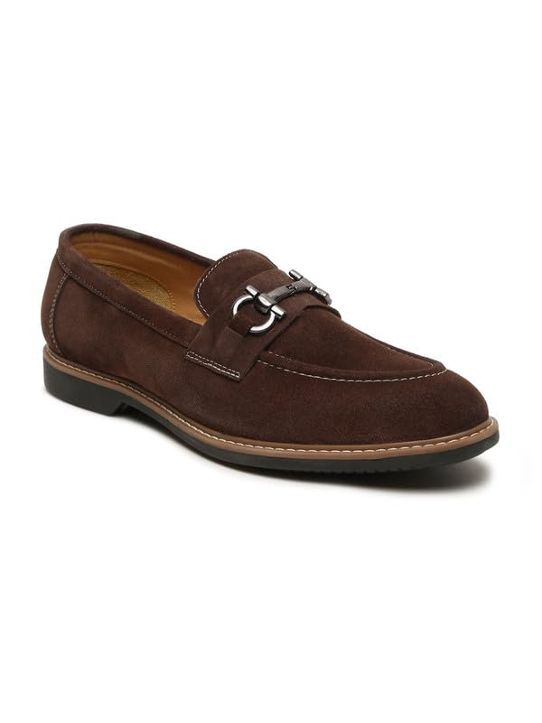 TEAKWOOD LEATHERS Mens Leather Shoes for Any Occasion | T_SH_SW04_BR40 Brown 6