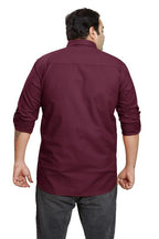 BE ACTIVE Mens Casual 100% Cotton Solid Plus Size Shirt || Plus Size Shirts for Men || Casual Plus Size Shirt || Casual Wear Sh