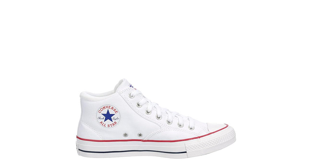 CONVERSE Men's Chuck Taylor All Star Malden Street MID Sneaker, White/RED/Blue, 7