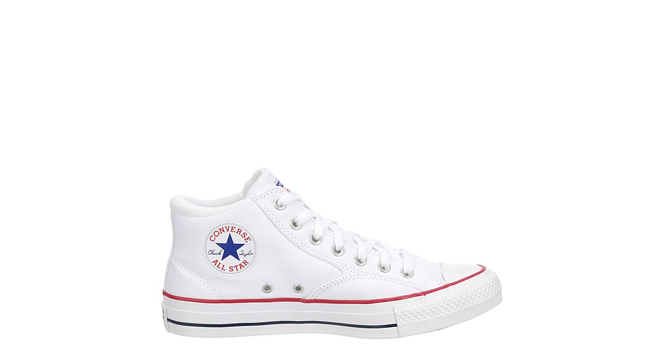 CONVERSE Men's Chuck Taylor All Star Malden Street MID Sneaker, White/RED/Blue, 7