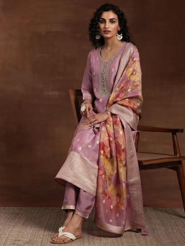 Libas WomenS Silk Blend Kurta Set (277160R
