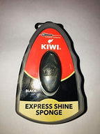 Kiwi Express Shoe Shine Sponge, 0.2 fl oz, Black (Pack Of 2)