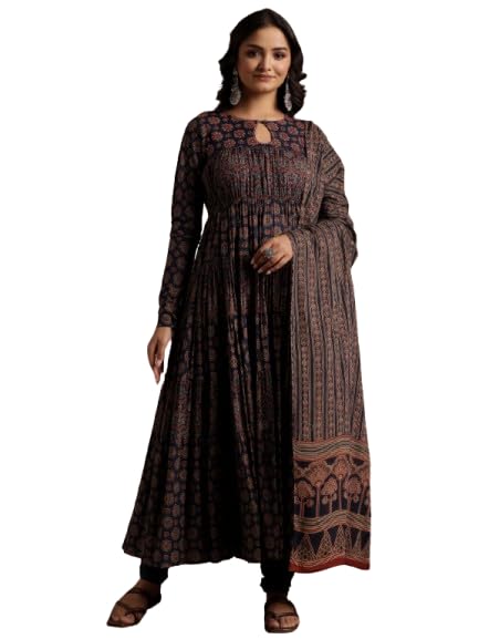 Libas WomenS Cotton Blend Kurta Set (36650R