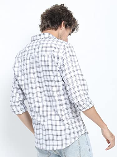 Ketch Polyester MenS Letter Print Straight Fit Regular Fit Shirt