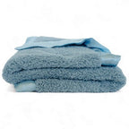 Classic Satin Border Blanket - Powder Blue