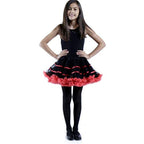 Tutus Adult Tulle Costume Petticoat - Black/Red malcomodes-biz.myshopify.com