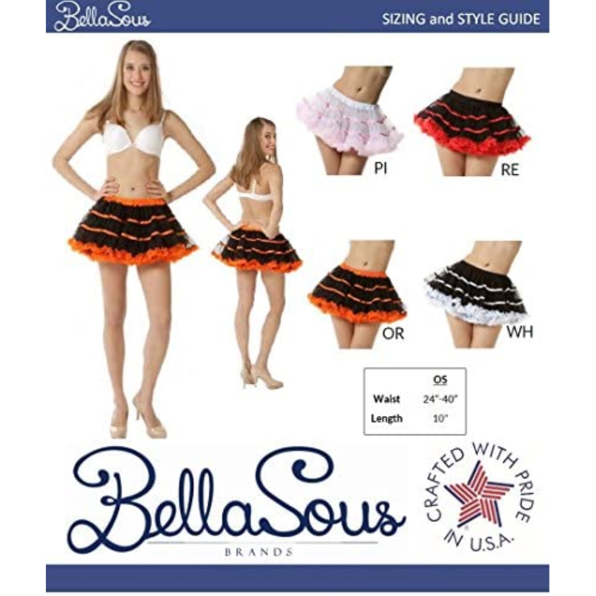 Tutus Adult Tulle Costume Petticoat - Black/White malcomodes-biz.myshopify.com