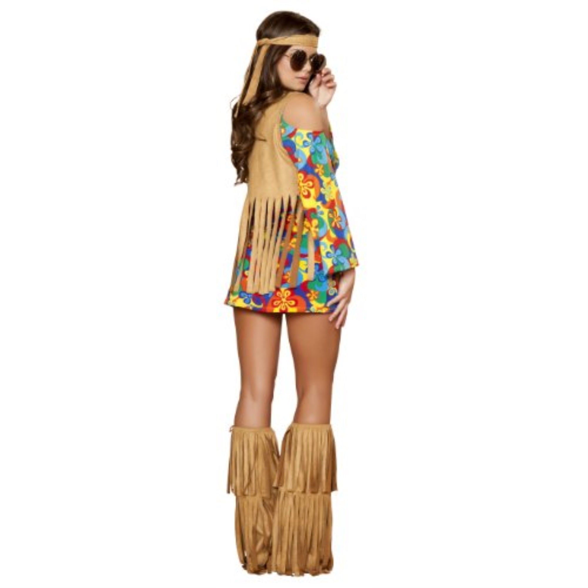 4436 - 3pc Hippie Hottie - Multi/Brown / S/M