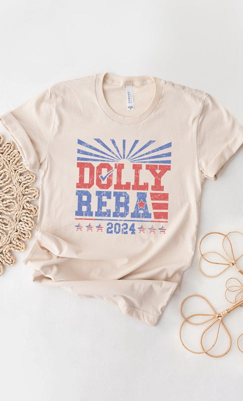 Dolly and Reba 2024 Western Graphic Tee T-Shirt