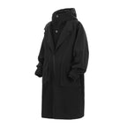 HiJ36 Black Urban Trench Coat