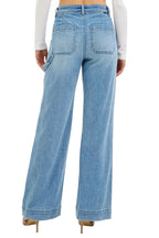 RISEN Full Size High Rise Straight Leg Jeans with Front Pockets Plus Size