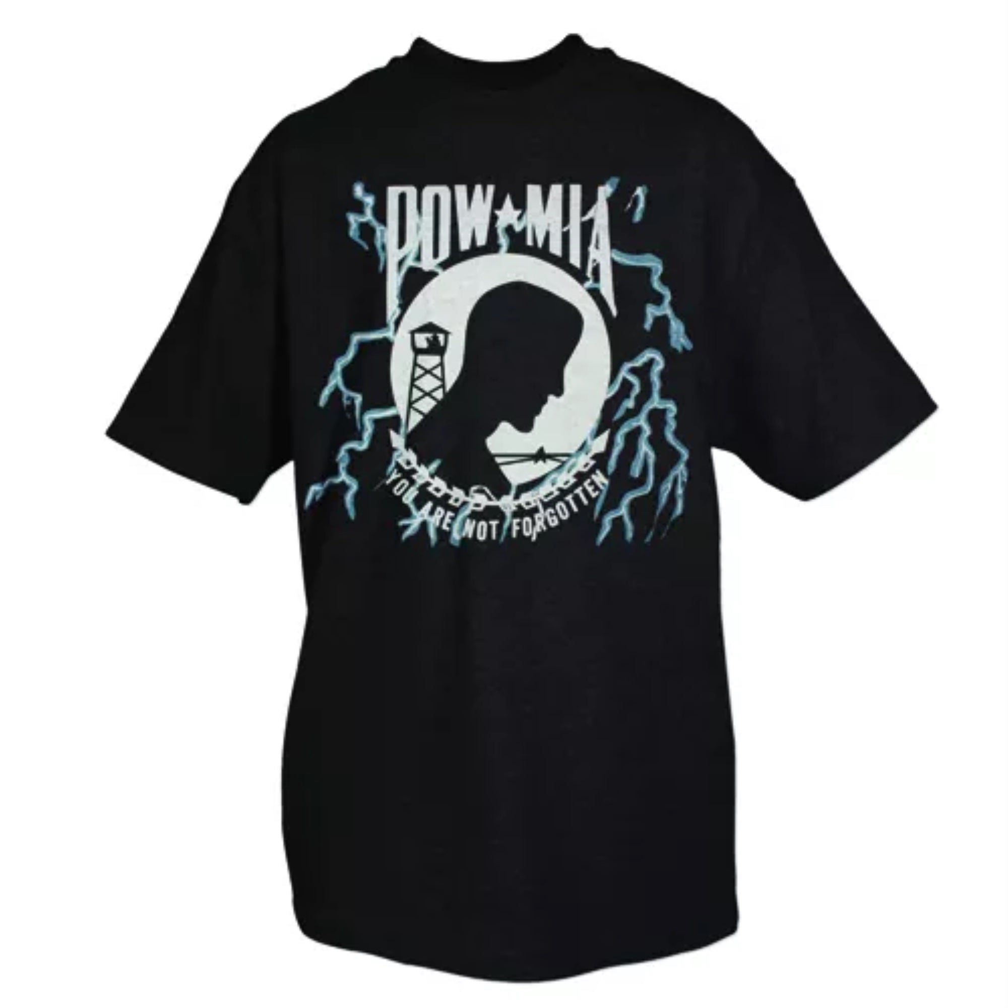 POW/MIA-You Are Not Forgotten T-Shirt Black Small
