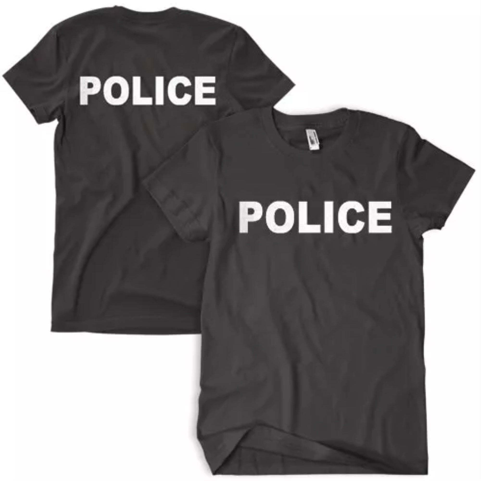 Police T-Shirt Black - Medium