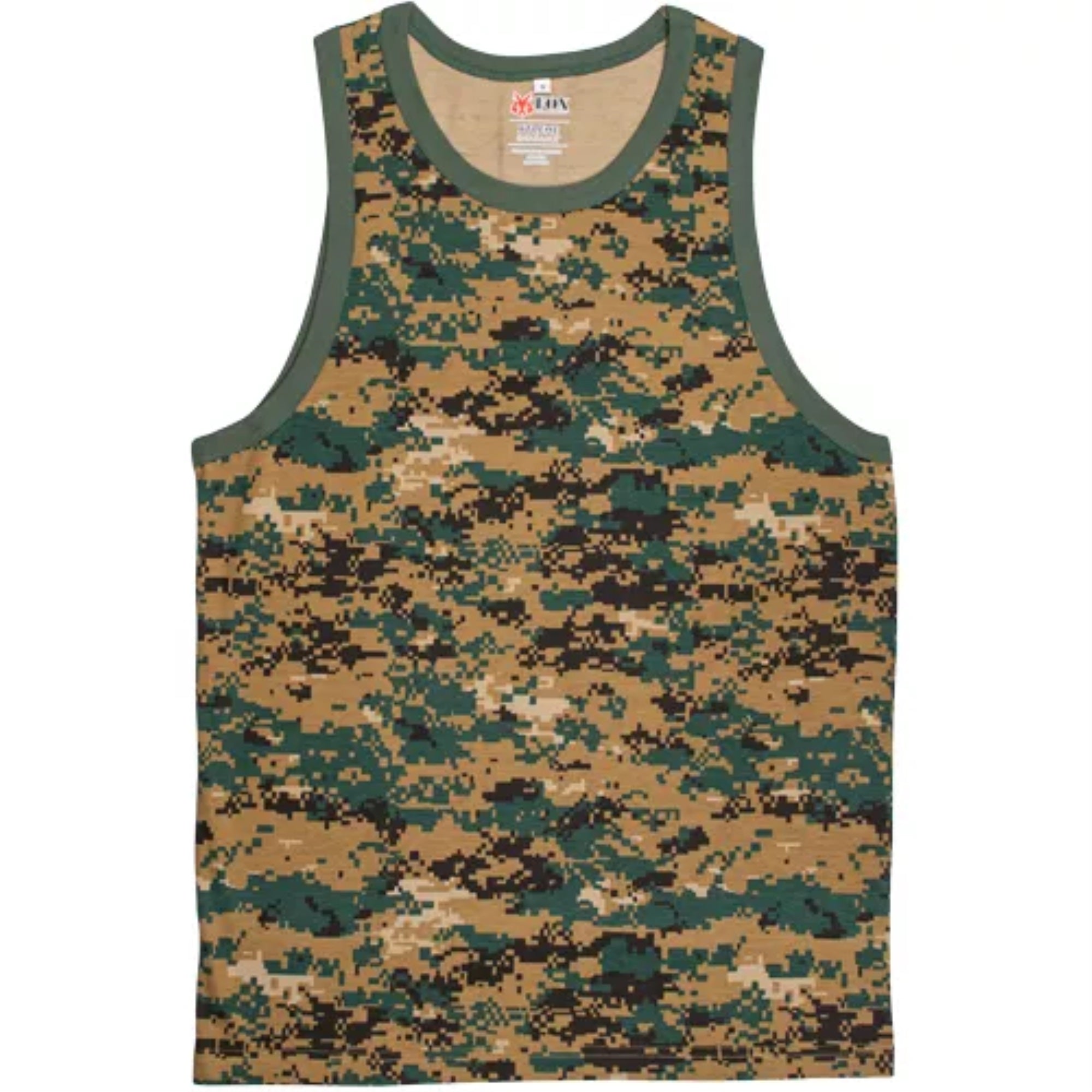 Mens Tank Top Digital Woodland XL