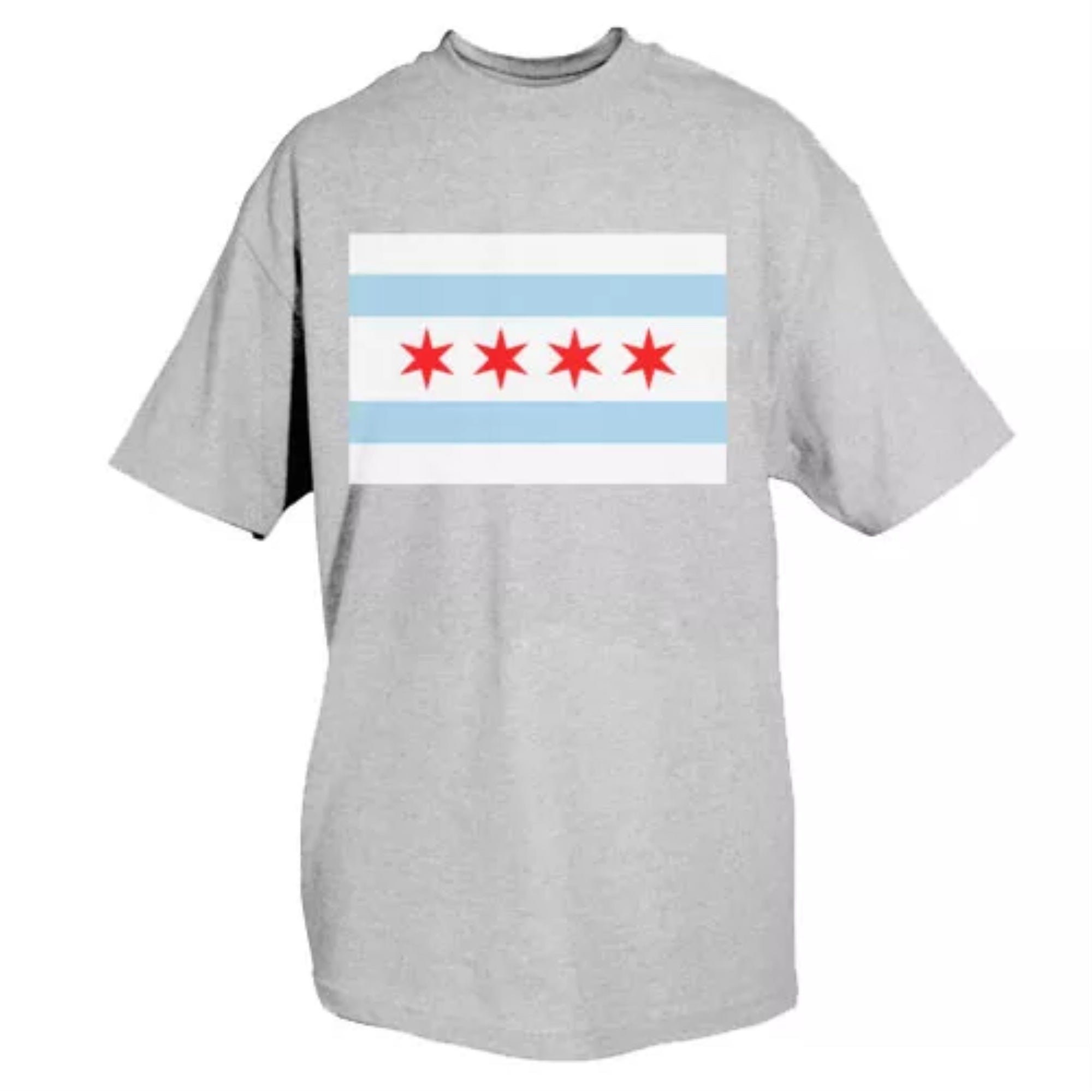 Chicago Flag T-Shirt Grey - XL