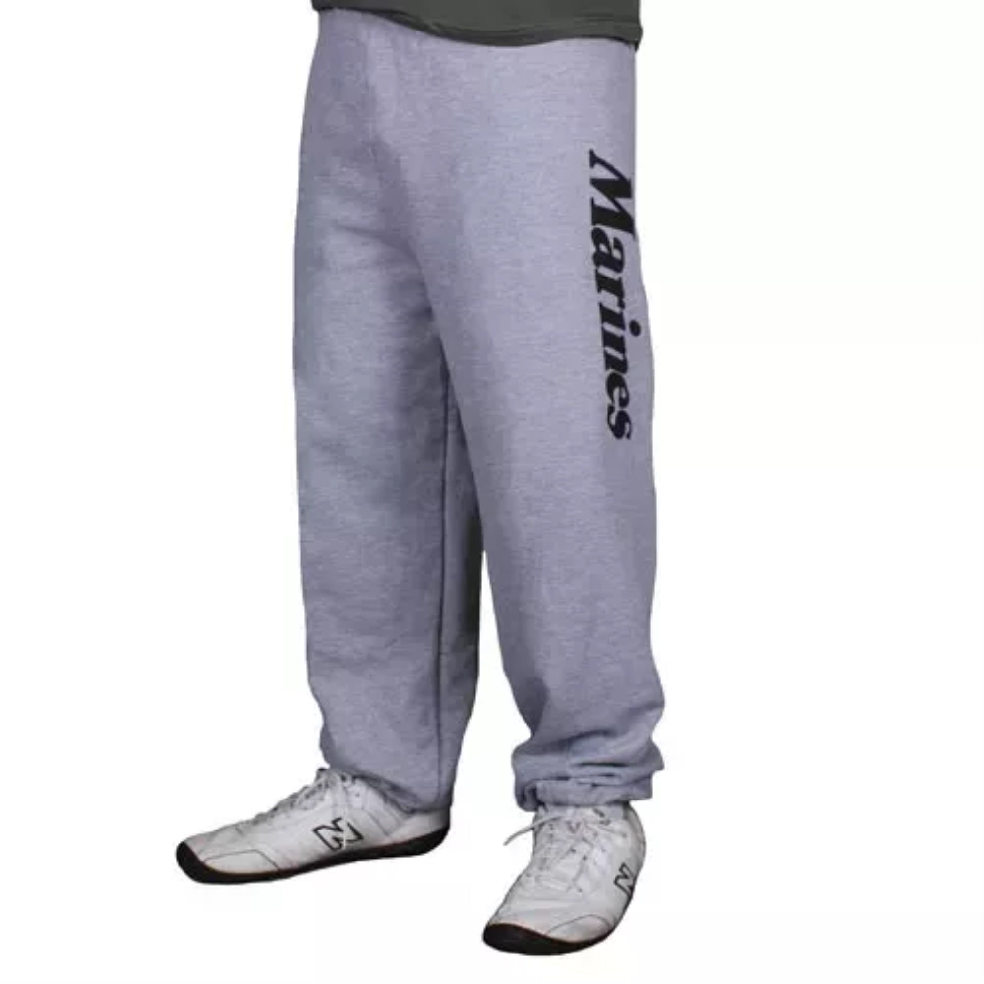 Marines Mens Sweatpant Grey - Medium