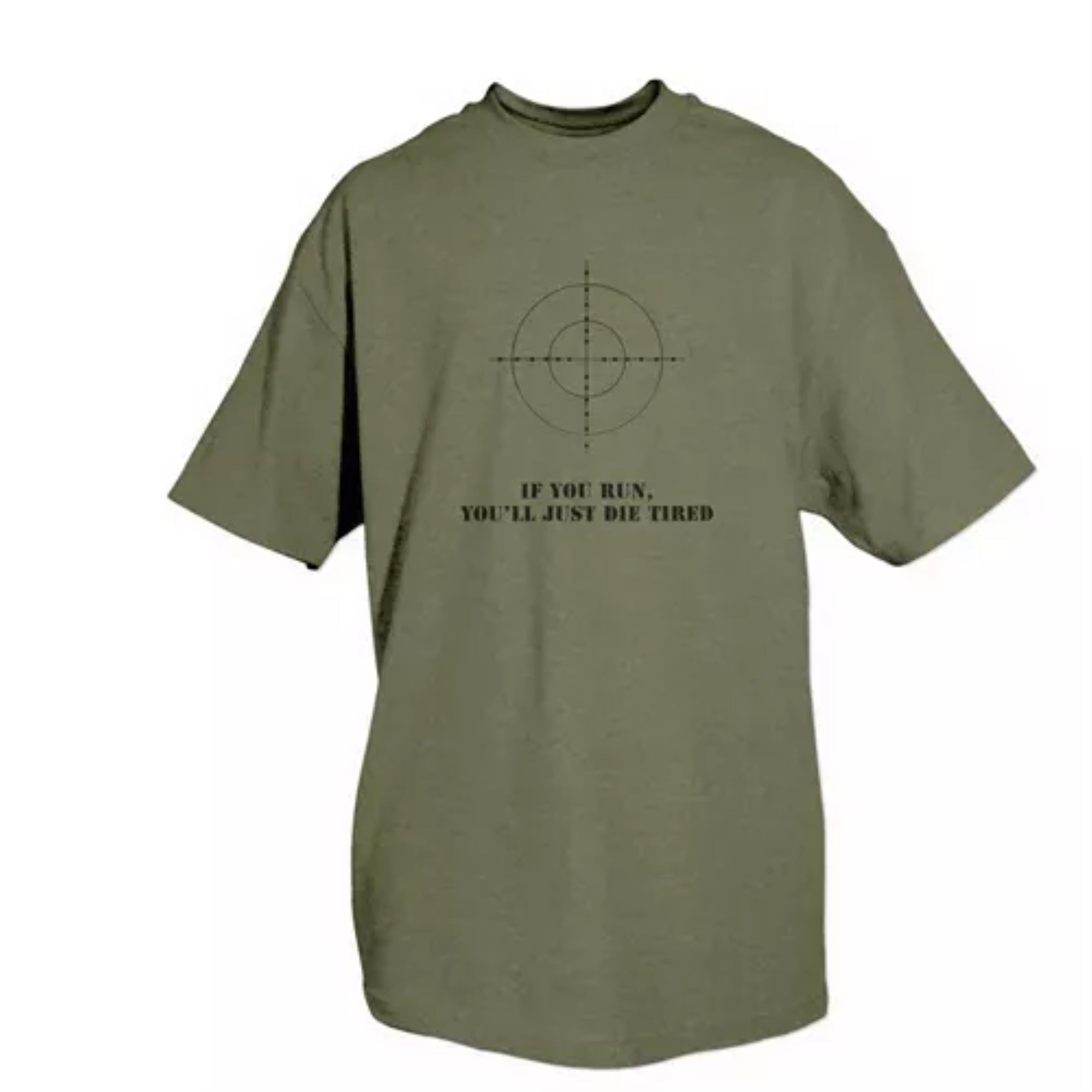 If You Run T-Shirt, Olive Drab - Large