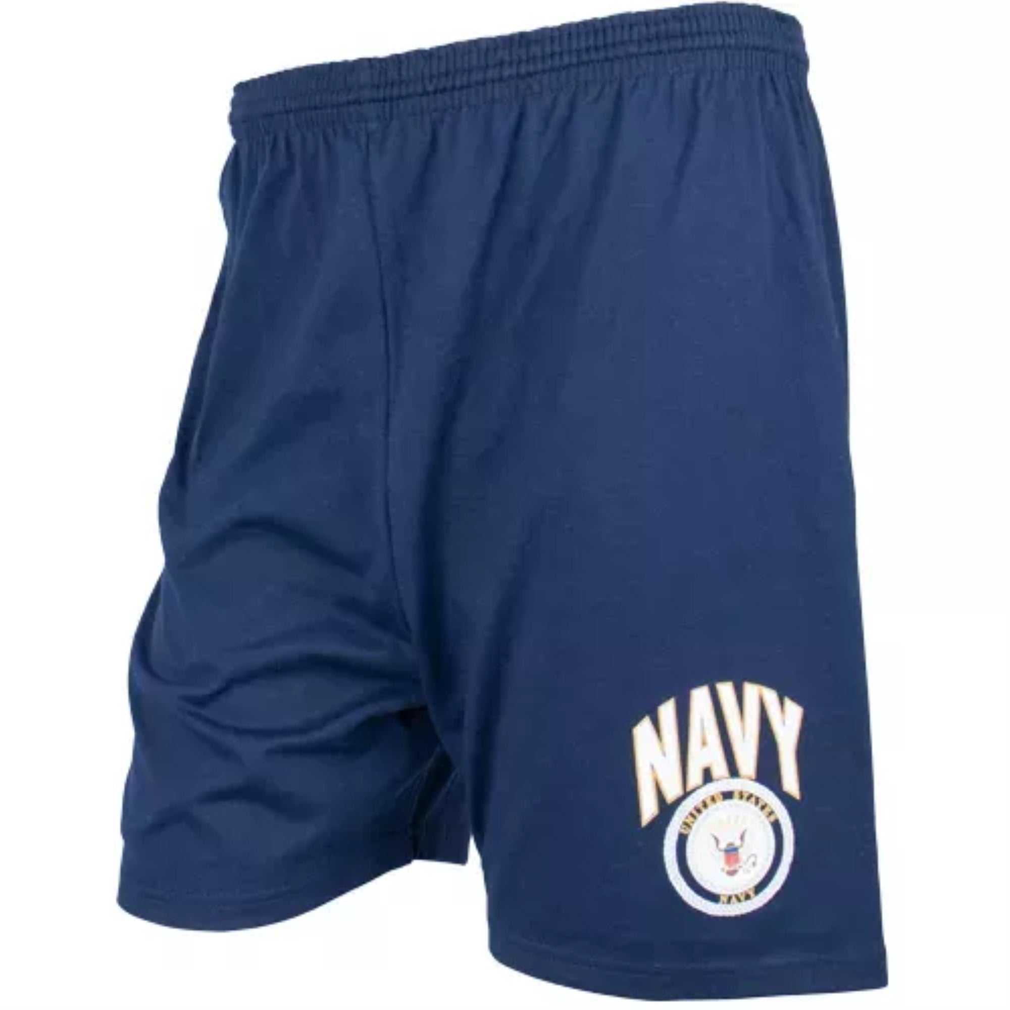 Men's Blue Running Short - Navy With Logo 2XL