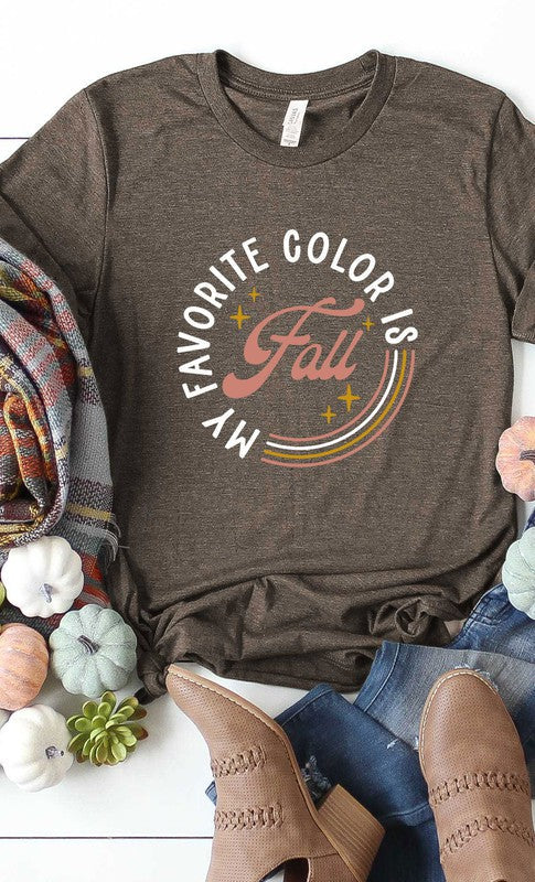 My Favorite Color is Fall PLUS Graphic Tee T-Shirt