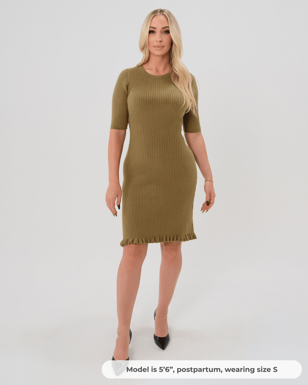 Olivia Maternity & Postpartum Sweater Dress