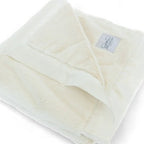 Luxury Satin Border Blanket - Ivory