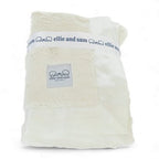 Luxury Satin Border Blanket - Ivory