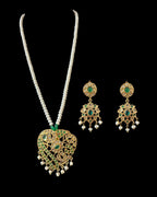 PS560 Akriti long pendant  with earrings ( READY TO SHIP )