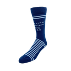 Blue Yes to Michigan Dress Socks
