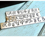 Amoxicillin Allergy Medical Necklace – Hand Stamped Initial, Birthstone or Pearl, Sterling Chain
